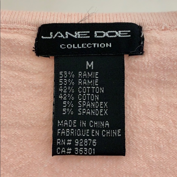 Pink Button Shirt Jane Doe Collection - Picture 3 of 3